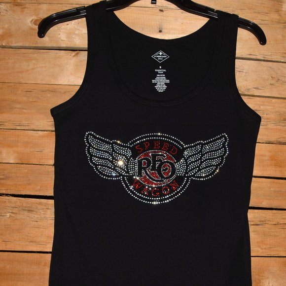 REO Speedwagon  Rhinestone   bling sleeveless tank top  XS,S,M,L,XL,XXL,1X,2X… - Picture 3 of 7